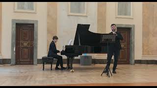 Joseph Horovitz Sonatina for clarinet and piano Denys Maistruk and Dmytro Pylypchak [upl. by Sami50]