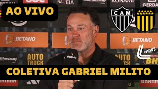 COLETIVA MILITO AO VIVO  ATLÉTICO MG X PEÑAROL DIRETO DA ARENA MRV  COPA LIBERTADORES [upl. by Heiner164]