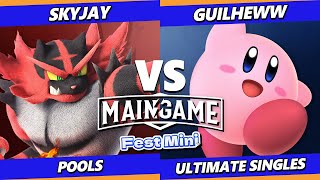 MainGame Fest Mini  Skyjay Incineroar Vs Guilheww Kirby Smash Ultimate  SSBU [upl. by Harhay]