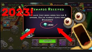 3 TIPS ON HOW TO GET 1000 DIAMONDS IN MY SINGING MONSTERS [upl. by Olfe]