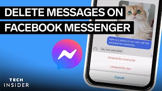 How To Delete Messages On Facebook Messenger [upl. by Narhem]