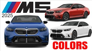 New 2025 BMW M5 Colors [upl. by Matazzoni]