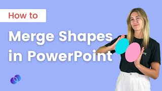 How to Merge Shapes in PowerPoint amp Use in your Presentations [upl. by Parette]