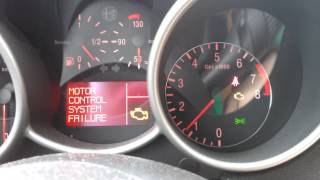 ALFA ROMEO 147 TS ECO Motor control system failure [upl. by Aneetsyrk]