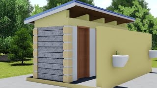 Pit Latrine Design Sanitation Facilities 13 Square Feet  THE HOUSING EXPERT [upl. by Oneladgam923]