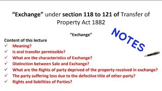 Section 115 116 117  Transfer of Property Act 1882  tranaferofpropertyact1882 archnasukhija [upl. by Enoitna402]