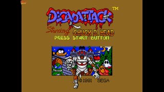 Decap Attack Sega GenesisMegaDrive Complete Playthrough [upl. by Funda]