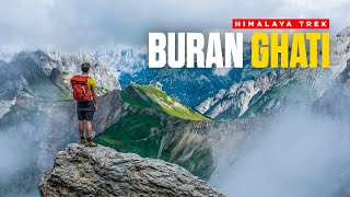 7 Days  42km  silent Hiking  Most difficult pass in Himalayas  Buran Pass  Himachal [upl. by Llennor]