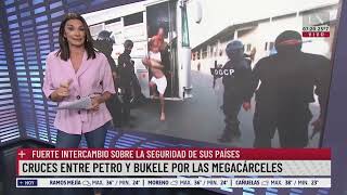 Cruce entre Petro y Bukele por las megacárceles [upl. by Nillor]