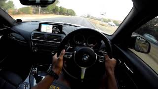 BMW CRAZY M135i LCI POV Warm Up Test [upl. by Lura166]