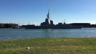 Spanish Navy frigate Méndez Núñez F104 visits Rotterdam Turbine Engine Frigate [upl. by Saville46]