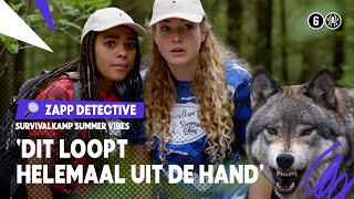 OP DE VLUCHT VOOR WOLVEN 😧🐺  Zapp Detective  6 Survivalkamp Summer Vibes  NPO Zapp [upl. by Philemon]