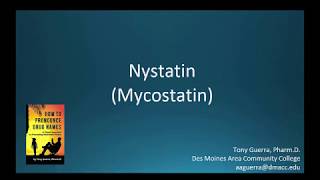 CC How to Pronounce nystatin Mycostatin Backbuilding Pharmacology [upl. by Zilevi165]