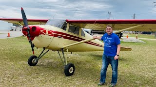 Learning to fly in the Luscombe 8E [upl. by Lerrehs605]