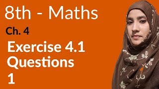 8th Class Math Financial Arithmetic Ex 41 Q 1  8th Class Maths PEC [upl. by Ardnasxela]