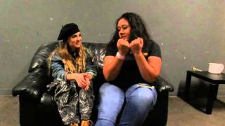 ashleeonair Interviews JoJo at Warehouse Live Houston TX [upl. by Kronick]