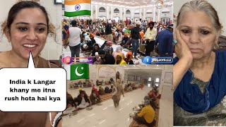 Indian Langar Khana Food VS Pakistani Langar Khana Food  Pakistani Reaction [upl. by Neeuq]