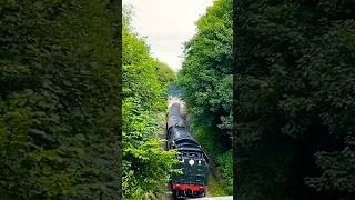 34092 cityofwells heritage steamtrain rawtenstall levelcrossing railway trainspotting [upl. by Akirret]