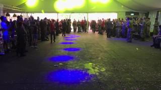 March Team Danish Veterans entering the beer tent at Camp Heumensoord in Nijmegen 2017 [upl. by Alekat]