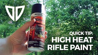 High Heat Paint for Your Rifle Barrel amp Gas Tube  Quick Tip [upl. by Elleynad]