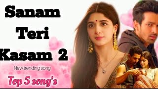 SANAM TARI KAAAM 2  Top 5 latest Songs  Reena roy  Harshvardhan Rane  Mawra Hocane Love songs [upl. by Yenohtna]