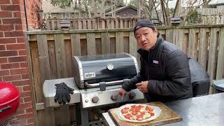 How to use a Weber Pizza Stone [upl. by Girvin971]