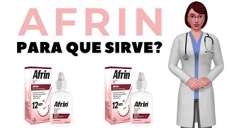 AFRIN que es y para que sirve afrin como tomar afrin [upl. by Yenaj707]