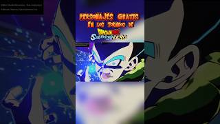 Personajes GRATIS en Torneos de Dragon Ball Sparking Zero 🐉 dragonball gaming viral shorts [upl. by Assilim]