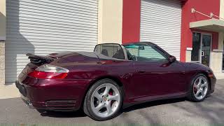 2004 Porsche 911 Carrera 4S Cabriolet 6Speed Top Operation 11012023 [upl. by Anialeh]