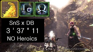 MHWI한손검x쌍검 듀오 끝없는 황금시대 맘타로트 토벌비재난TA  337quot11 SnSxDB Duo Kulve Taroth NO Heroics [upl. by Adena210]