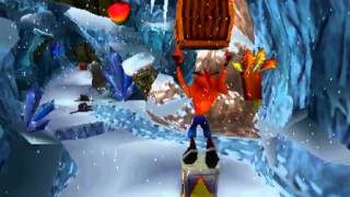 Crash Bandicoot 2 Cortex Strikes Back  Stage 2 Snow Go CrystalClear Gem Get [upl. by Akirdnahs]