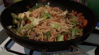 Kapampangan Pancit Canton Egg Noodles  Pampangas Recipe [upl. by Ching]