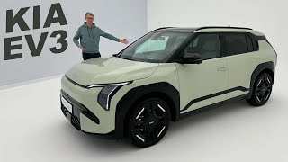 Världspremiär för Kia EV3  en liten mindre elbil [upl. by Divod]