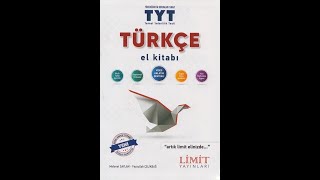 Limit Yayınları TYT Türkçe El Kitabı [upl. by Ahsekan]