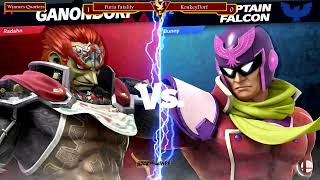 Fatality Captain Falcon vs KonkeyDorf Ganondorf  Winners QuarterFinal  Rock the Winds [upl. by Balthasar436]