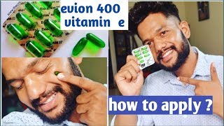 evion400 vitamin e skin oil treatment how to apply on face for man mens grooming by nikhil kohli [upl. by Ailenroc804]