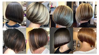 Angled Bob Haircut  bob hairstyles 2024hairstyle hair trending [upl. by Daza]