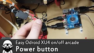 Easy OdroidXU4 OnOff Arcade Power Button [upl. by Ytrebil467]