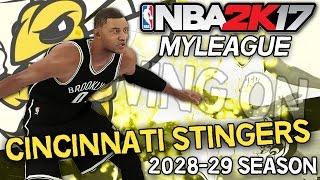 NBA 2K17 MyLEAGUE Cincinnati Stingers Season 13  Moving On From Jayson Tatum [upl. by Hutchings156]