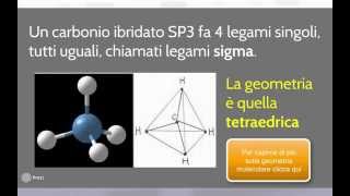 Libridazione dellatomo di carbonio tratto da Dal carbonio agli OGM [upl. by Rim]