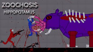 I created Melon HIPPOPOTAMUS MONSTER  Zoochosis  People Playground [upl. by Aleacim630]