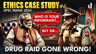 Chief Minister Forcing Police Officer Ethics Case Study 6 upsc levelupias [upl. by Maury]