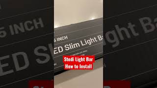 How to Install Stedi Light Bar 4wd 4x4 fordranger offroad [upl. by Alice]