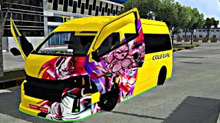 Toyota Hiace Mod Colegial Bussid🚷🏳 [upl. by Loraine642]