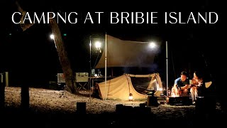 Epic camping at Bribie Island Ocean beach Queensland [upl. by Silverstein]