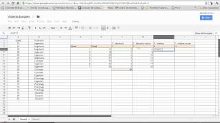 Construir tablas de frecuencia para datos no agrupados con Google Docs Spreadsheet [upl. by Agan]