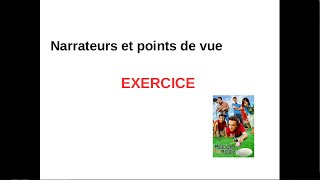 Exercice sur les narrateurs et points de vue [upl. by Ajnotal]