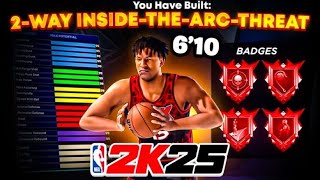 The Best 610 Popper Build on NBA 2K25 2Way Inside The Arc Threat [upl. by Phillipp374]