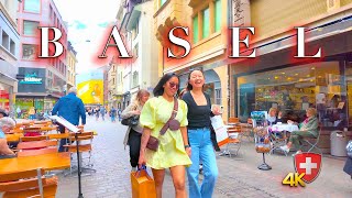 SWITZERLAND BASEL 🇨🇭 Stroll through City Centre 4K Shopping Streets amp Culture [upl. by Brana]