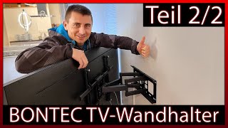 Teil 22 BONTEC TV Wandhalterung für 3280 Zoll Bildschirme bis zu 60kg  Unboxing  Test  Review [upl. by Ninette]